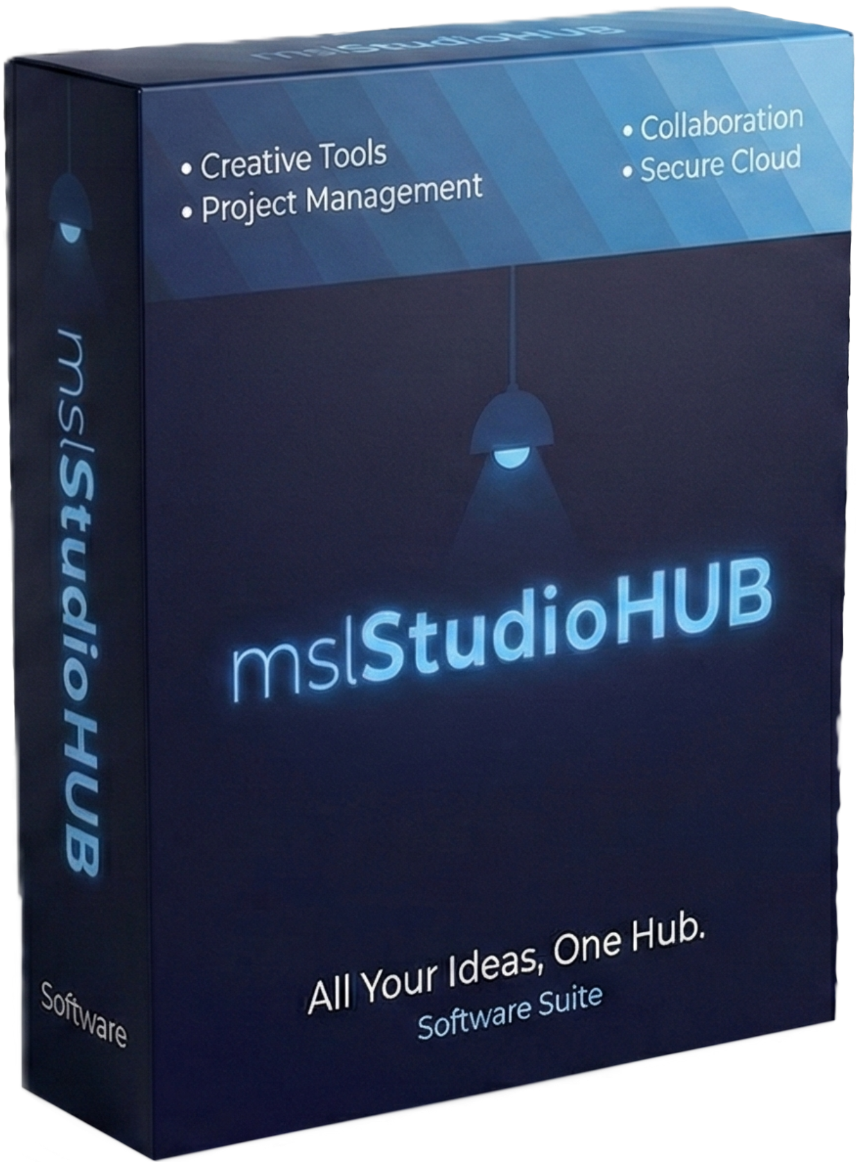 mslStudio HUB neon logo